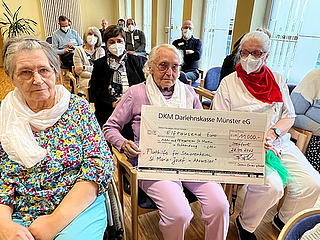 Spendenübergabe des Caritasverbands Erfurt im Alten- und Pflegeheim St. Martin Ochtendung